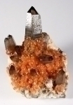 Quartz with Spessartine from Tongbei, Yunxiao (Yunling), Zhangzhou Prefecture, Fujian Province, China [619]